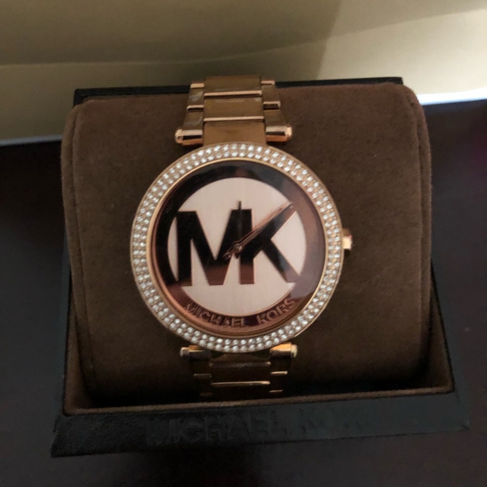 Rose Gold MK Watch